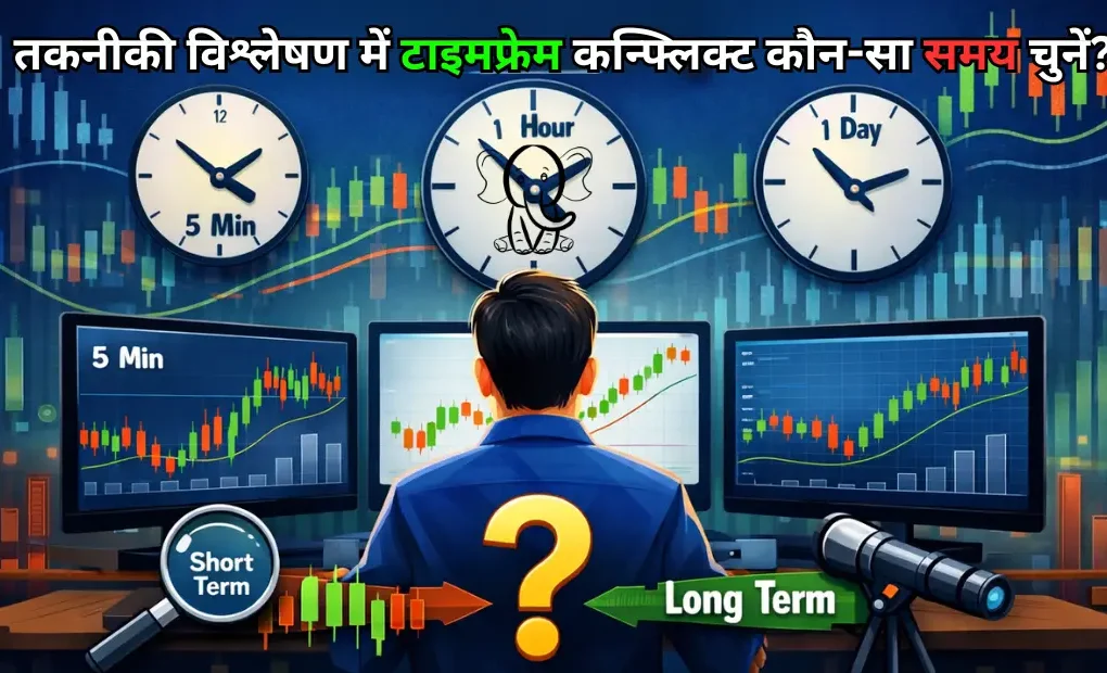 तकनीकी विश्लेषण में टाइमफ्रेम कन्फ्लिक्ट कौन-सा समय चुनें