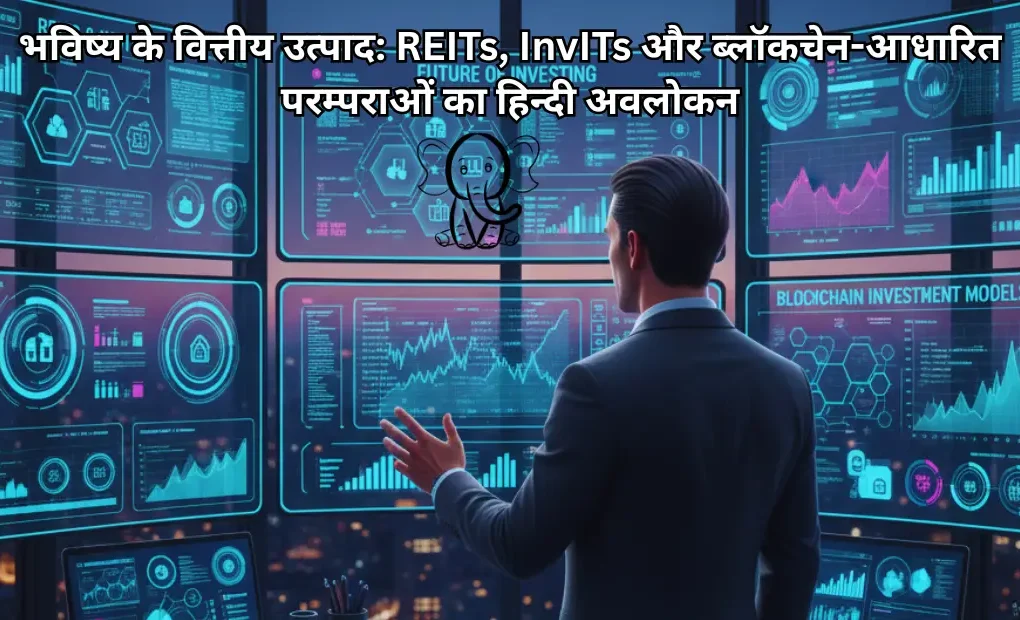 भविष्य के वित्तीय उत्पाद REITs, InvITs और ब्लॉकचेन-आधारित परम्पराओं का हिन्दी अवलोकन