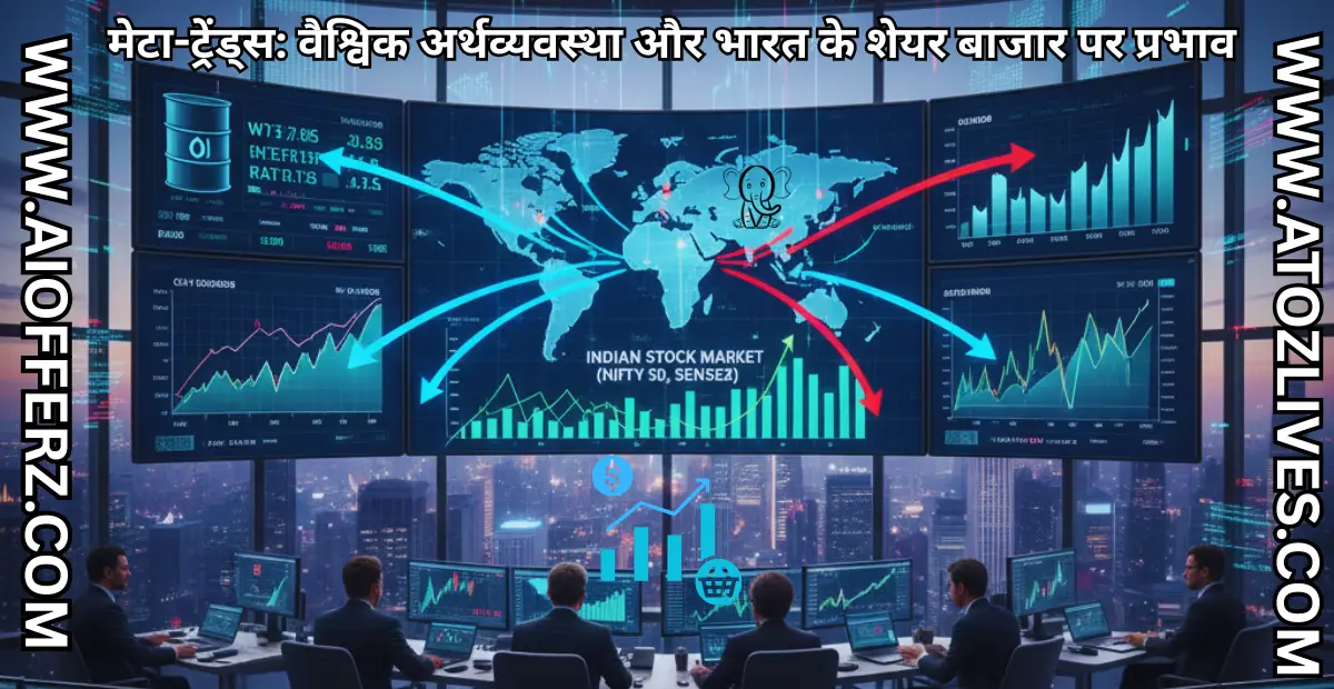 मेटा-ट्रेंड्स वैश्विक अर्थव्यवस्था और भारत के शेयर बाजार पर प्रभाव