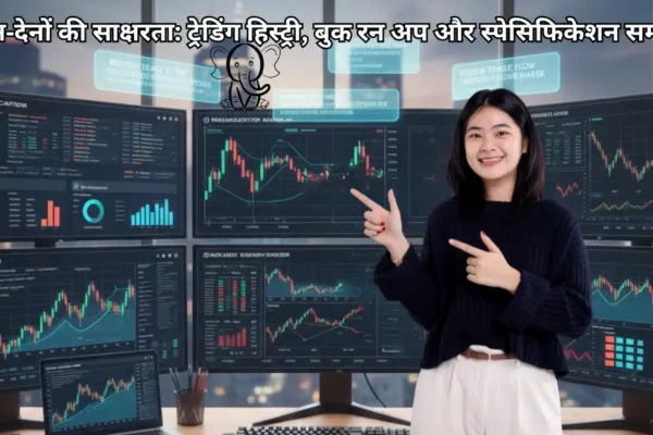 लेन‑देनों की साक्षरता ट्रेडिंग हिस्ट्री, बुक रन अप और स्पेसिफिकेशन समझें