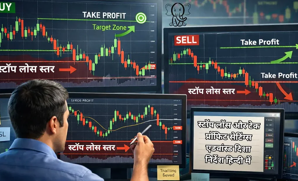 स्टॉप-लॉस और टेक-प्रॉफिट सेटिंग्स एडवांस्ड दिशा-निर्देश हिन्दी में