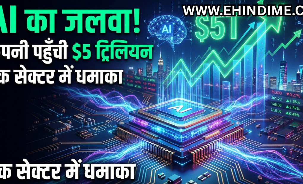 एनवीडिया 5 ट्रिलियन मार्केट कैप