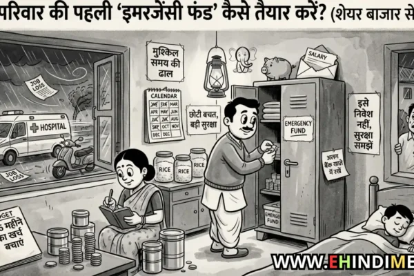 अपने परिवार की पहली 'इमरजेंसी फंड' कैसे तैयार करें (शेयर बाजार से अलग)
