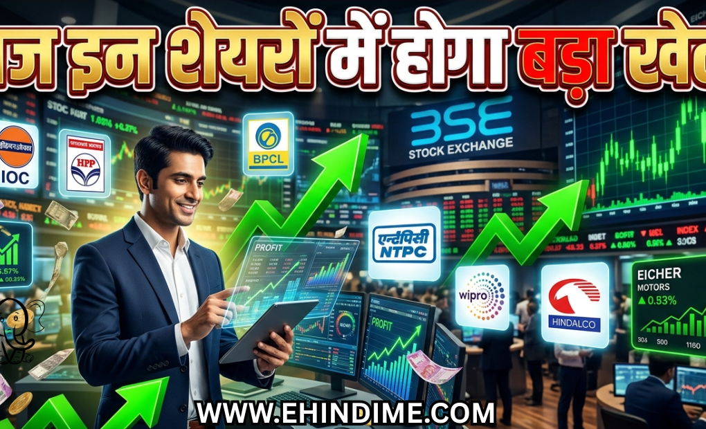 आज के चर्चित शेयर