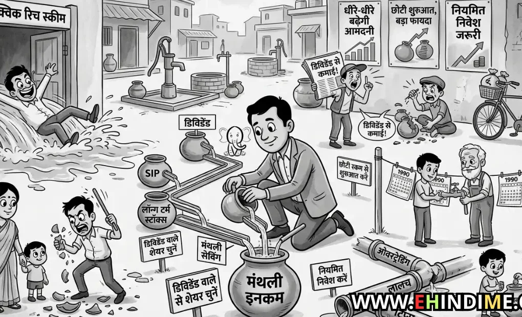 कम बजट में शेयर बाजार से मंथली इनकम कैसे बनाएं सही तरीका