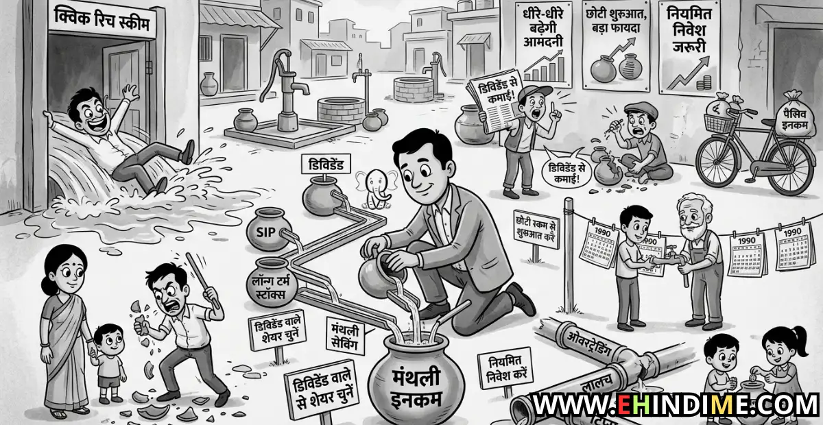 कम बजट में शेयर बाजार से मंथली इनकम कैसे बनाएं सही तरीका