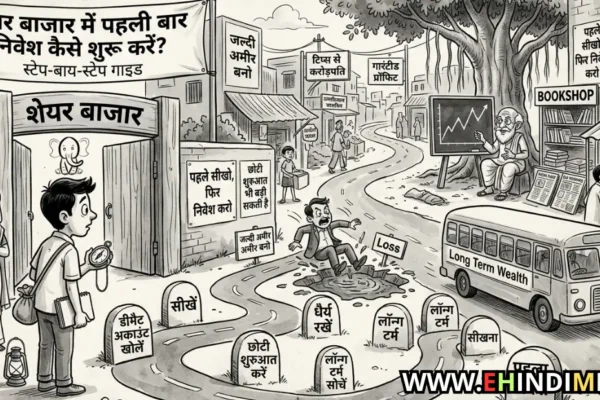 शेयर बाजार में पहली बार निवेश कैसे शुरू करें स्टेप-बाय-स्टेप गाइड