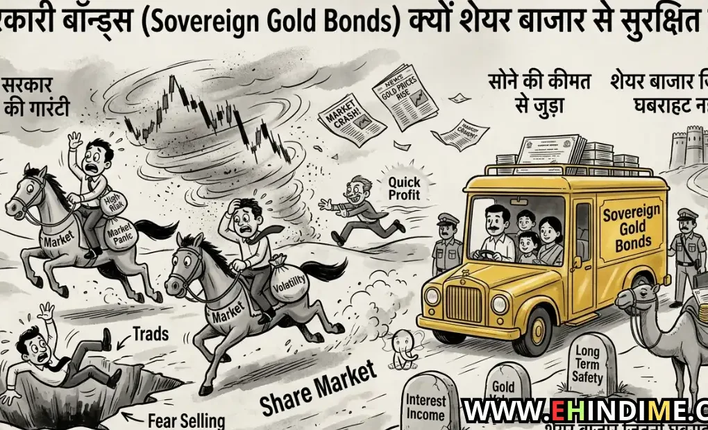 सरकारी बॉन्ड्स (Sovereign Gold Bonds) क्यों शेयर बाजार से सुरक्षित हैं
