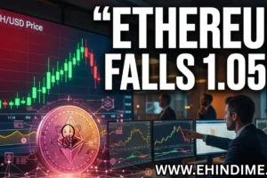 Ethereum की कीमत में गिरावट