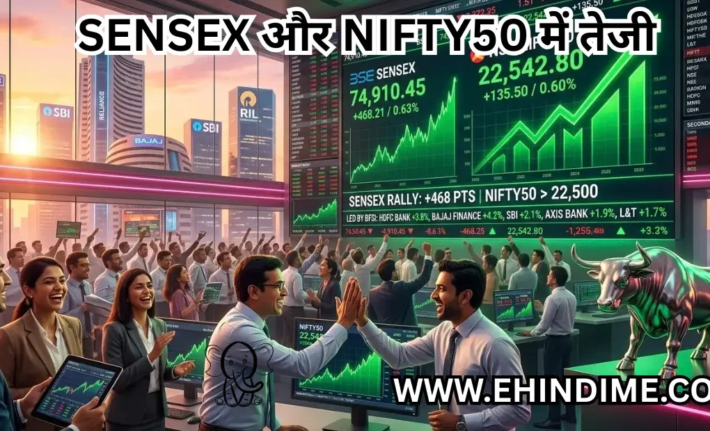 SENSEX और NIFTY50 में तेजी