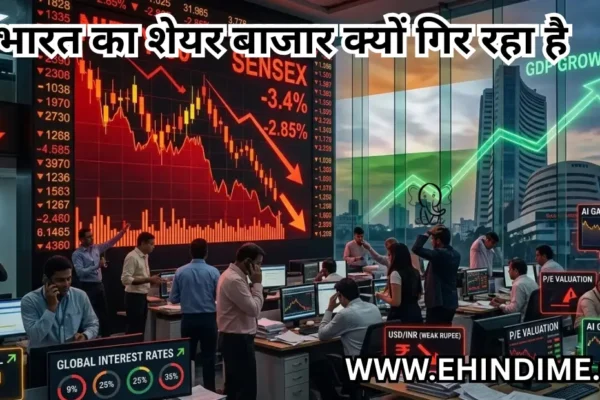 भारत का शेयर बाजार क्यों गिर रहा है