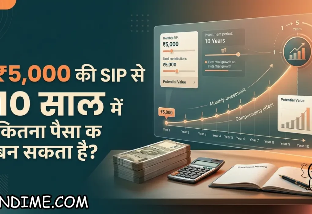 ₹5000 की SIP से 10 साल में कितना पैसा बन सकता है